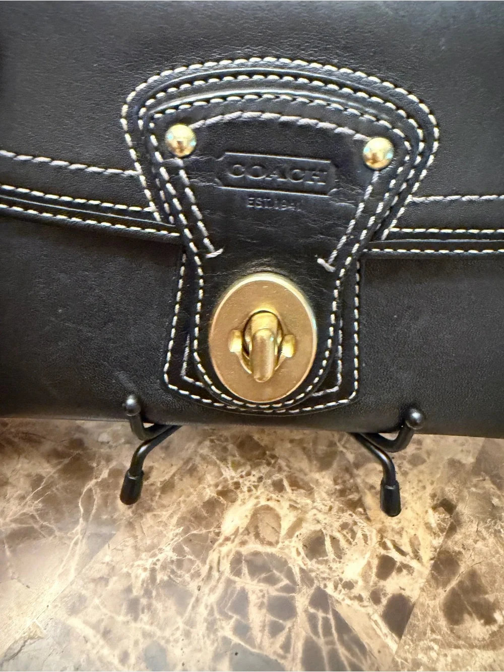 EUC Coach Legacy Turnlock Wallet